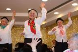 Older women dancing together