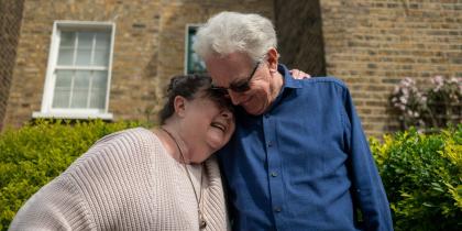 Older adults standing together