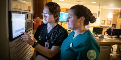 Nurses working together