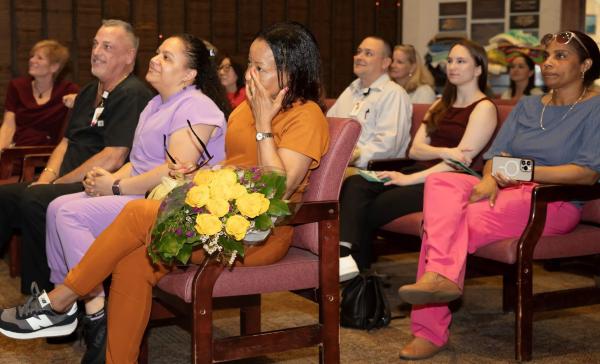 Picture of Mireille M. at Nurse and CNA of the Year Ceremony